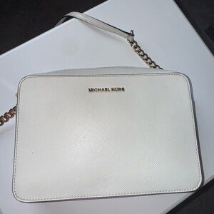 Michael Kors Cream Crossbody Bag